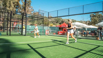 Ladies Playing Padel