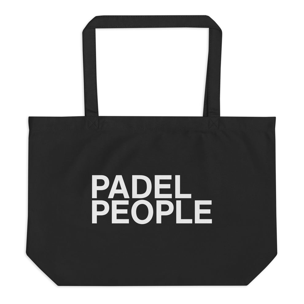 “Padel People” Tote Bag - Black. Moné Padel